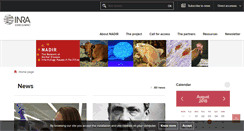 Desktop Screenshot of nadir-project.eu